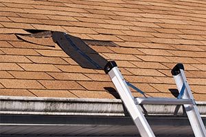 Water damage restoration services including roof leaks due to storm damage