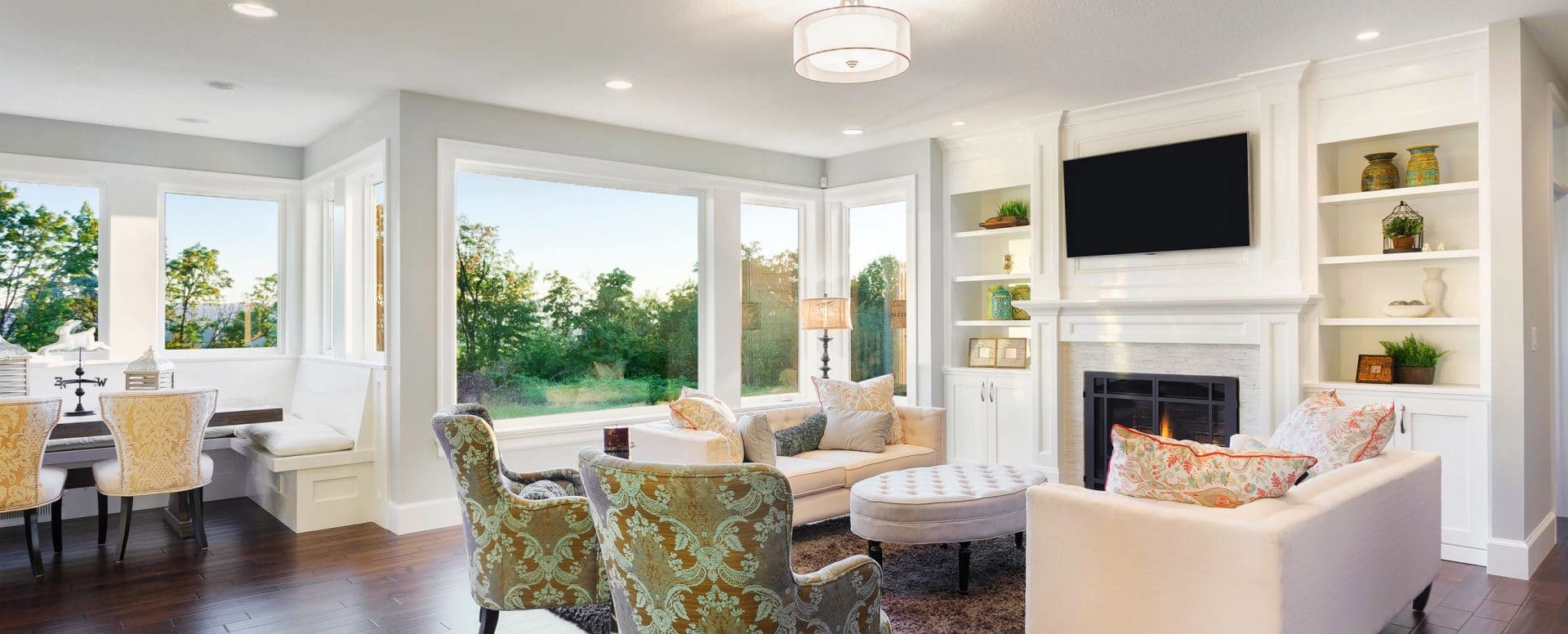 Living Room Interior in New Home