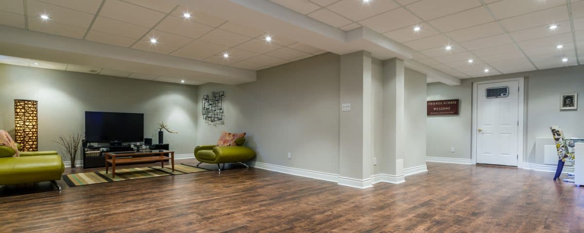 Basement Interior design in a new house